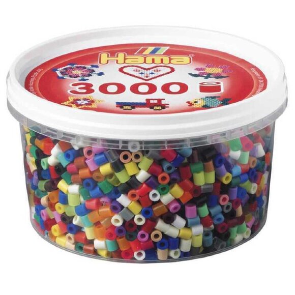 Hama Beads 4000 Iron on Beads Refill Tub New Sealed - Picture 1 of 8